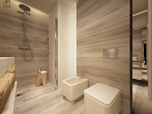 łazienka w ciepłych odcieniach - zdjęcie od ARTINSIDE