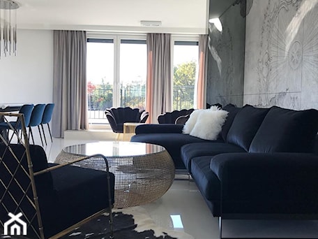 Aranżacje wnętrz - Salon: apartament w nowojorskim stylu - ARTINSIDE. Przeglądaj, dodawaj i zapisuj najlepsze zdjęcia, pomysły i inspiracje designerskie. W bazie mamy już prawie milion fotografii!