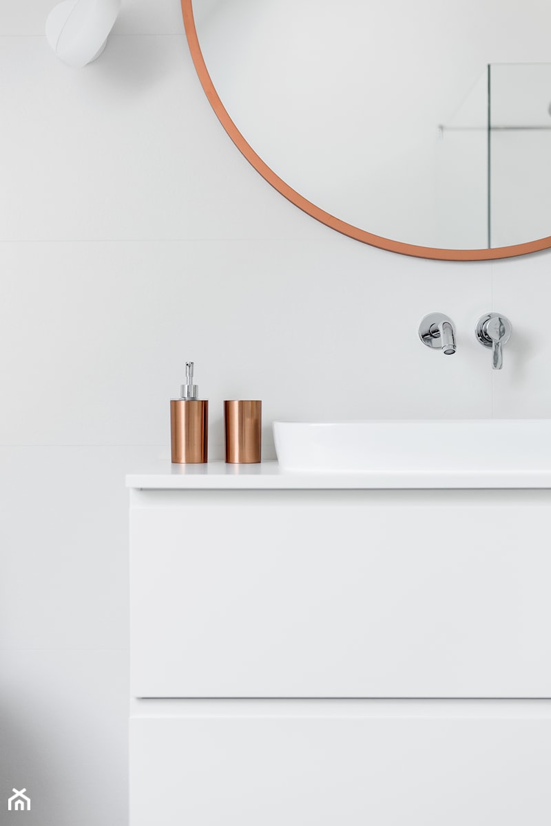 biała łazienka detale - zdjęcie od Maciejewska Design