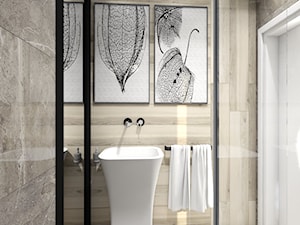 Łazienka dla gości - Mała bez okna łazienka - zdjęcie od Maciejewska Design