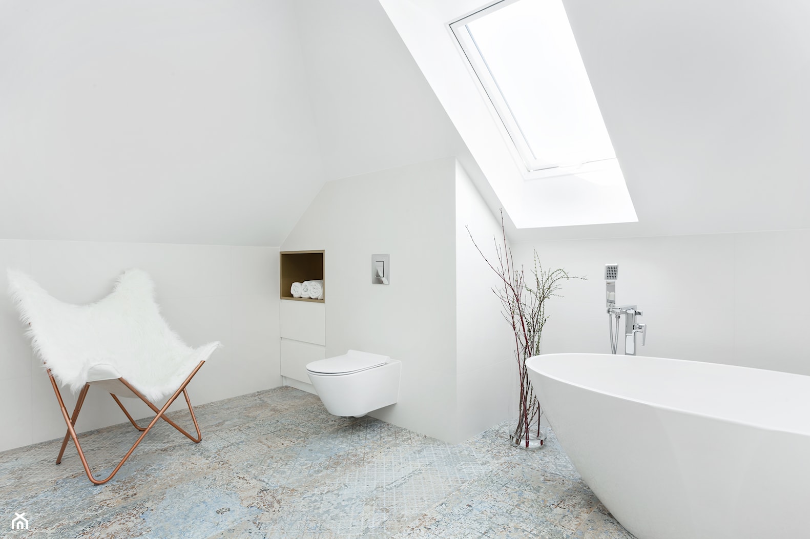 biała łazienka - zdjęcie od Maciejewska Design - Homebook