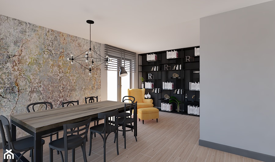 Apartament w Katowicach w loftowym stylu - Jadalnia - zdjęcie od Maciejewska Design