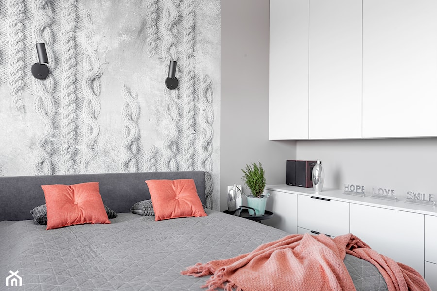 Apartament w stylu industrialnym - Sypialnia, styl nowoczesny - zdjęcie od Maciejewska Design