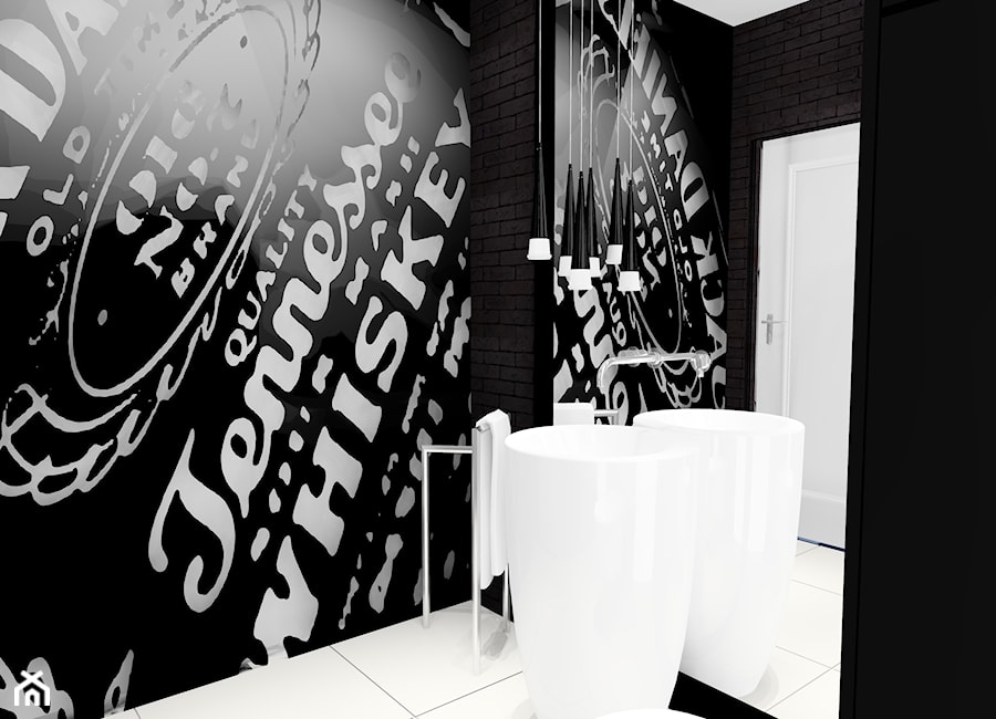 WC dla gości - Łazienka, styl nowoczesny - zdjęcie od Maciejewska Design