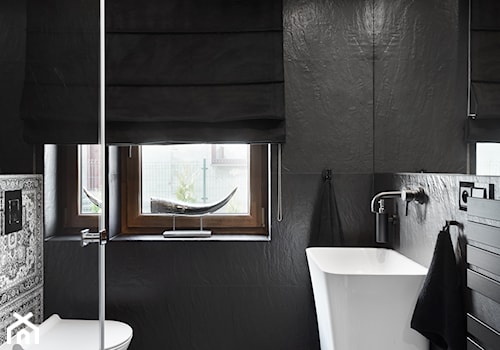 czarna łazienka - zdjęcie od Maciejewska Design