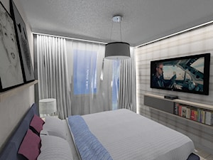 Mieszkanie - Mała sypialnia, styl nowoczesny - zdjęcie od Maciejewska Design
