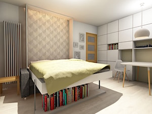 salon połączony z sypialnią - zdjęcie od Aleksandra Bartczak 2