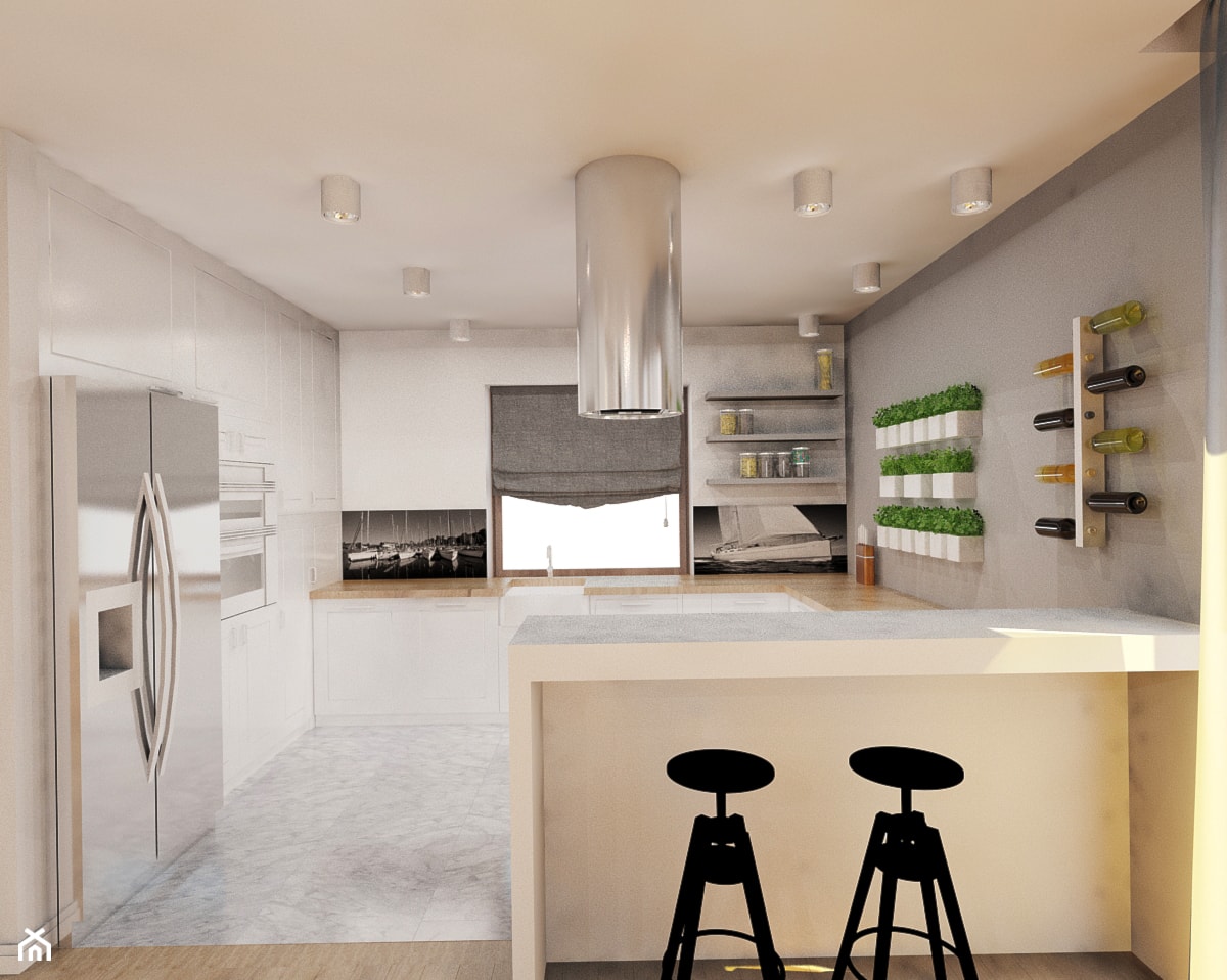 Projekt kuchni, jadalni i salonu - zdjęcie od Ale design Grzegorz Grzywacz - Homebook