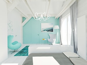 Sypialnia na poddaszu - zdjęcie od Ale design Grzegorz Grzywacz