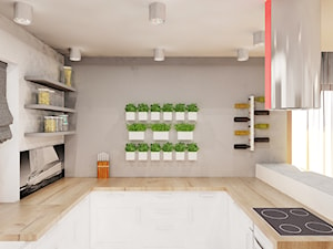 Projekt kuchni, jadalni i salonu - zdjęcie od Ale design Grzegorz Grzywacz