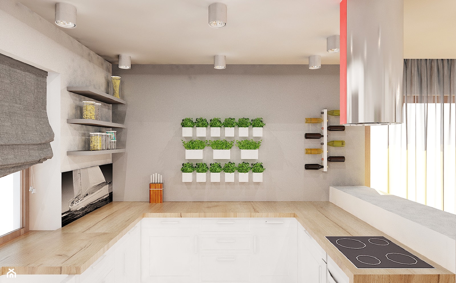 Projekt kuchni, jadalni i salonu - zdjęcie od Ale design Grzegorz Grzywacz - Homebook