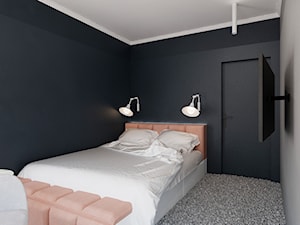 Projekt stylowego mieszkania w Gdańksu - sypialnia