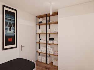 Mieszkanie 65m2 - Mały biały pokój dziecka dla nastolatka dla chłopca dla dziewczynki, styl nowoczesny - zdjęcie od Ale design Grzegorz Grzywacz