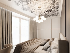 Projekt sypialni - Sypialnia, styl nowoczesny - zdjęcie od Ale design Grzegorz Grzywacz