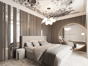 Projekt sypialni w Dąbrowie Górniczej - zdjęcie od Ale design Grzegorz Grzywacz