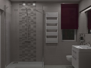 Projekt łazienki w Bojszowach - Łazienka, styl nowoczesny - zdjęcie od Megałazienki S. C.