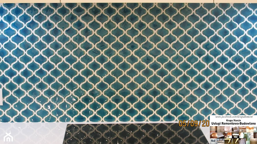 Mozaika turkusowa. - zdjęcie od Krupa Usługi Remontowe
