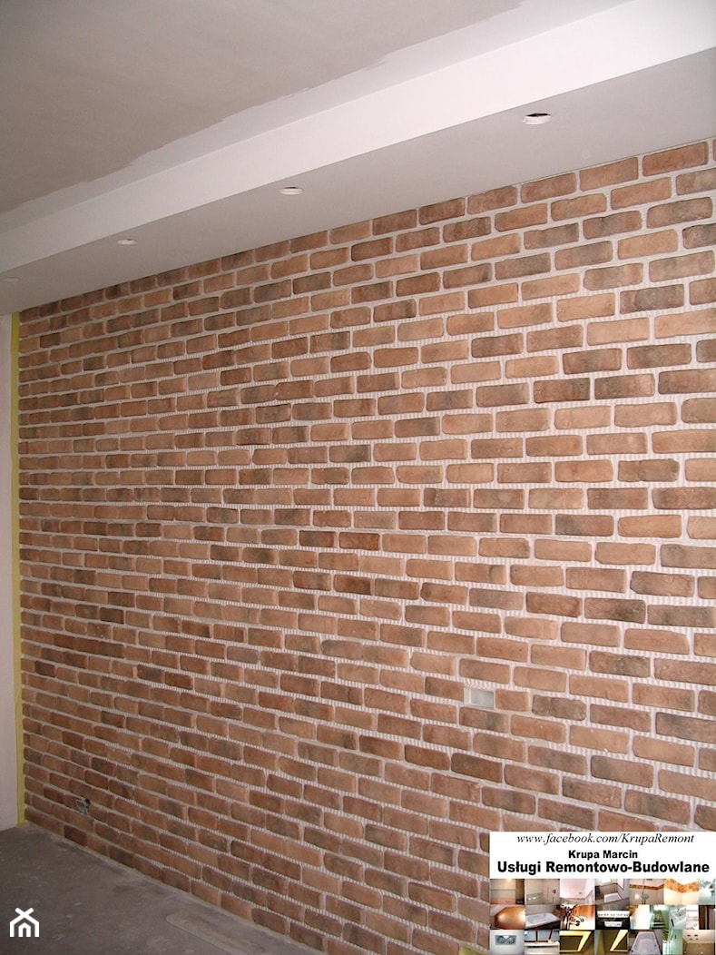 Ścianki z cegły ozdobnej - zdjęcie od Krupa Usługi Remontowe - Homebook