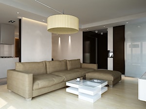 Jasny, nowoczesny salon - zdjęcie od Studio Aranżacja