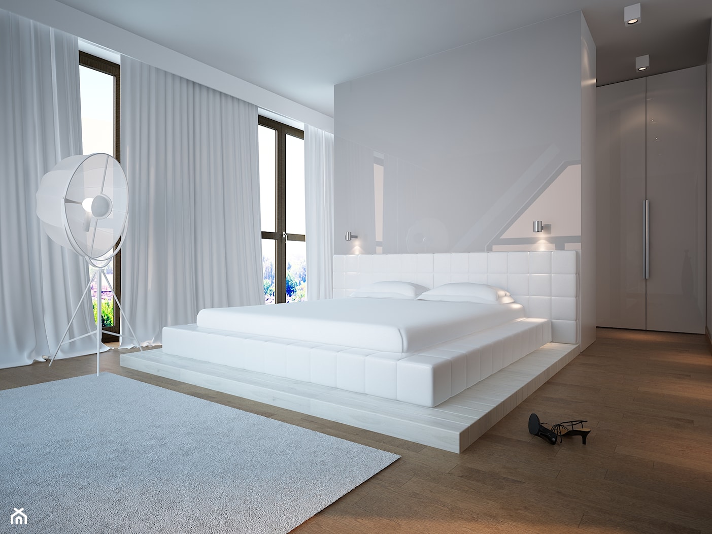 Biała sypialnia - zdjęcie od Studio Aranżacja - Homebook
