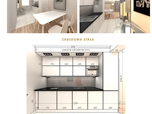 ul. Zeromskiego 15, Szklarska Poreba - mieszkanie 31m1 - Kuchnia, styl nowoczesny - zdjęcie od Diamond Investments Sp. z o.o.