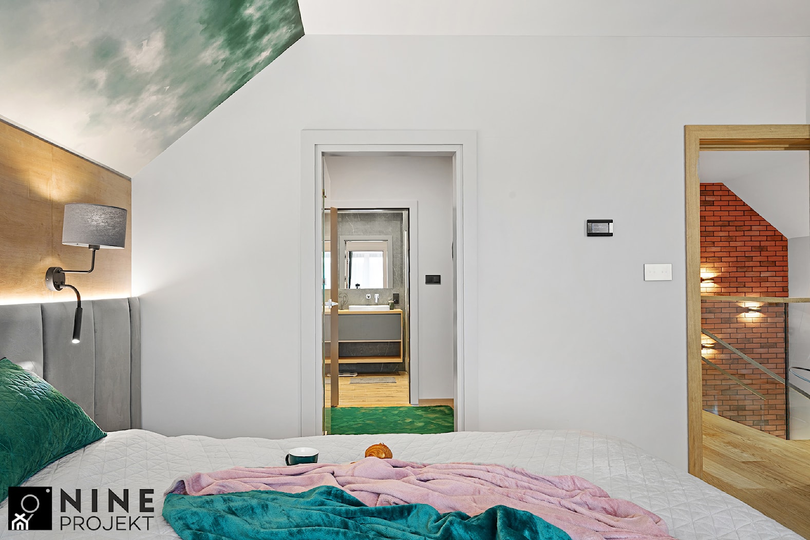 sypialnia w kolorze zieleni - zdjęcie od Joanna Rab-Cz - Homebook