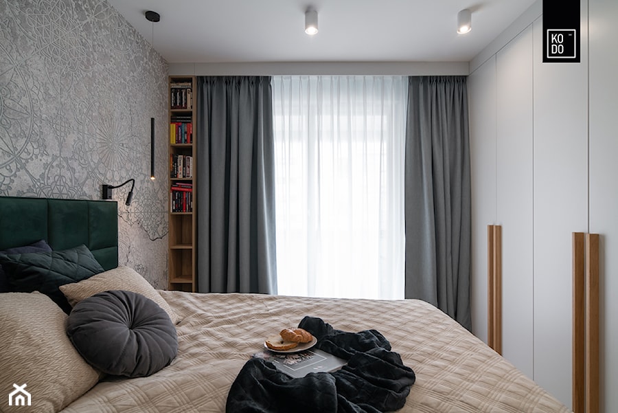 CIEPŁO - ZIMNO - Sypialnia, styl nowoczesny - zdjęcie od KODO projekty i realizacje wnętrz