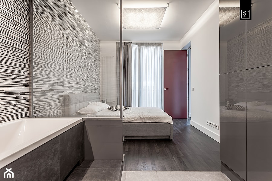 ROSSI_ODRA TOWER - Mała łazienka, styl nowoczesny - zdjęcie od KODO projekty i realizacje wnętrz