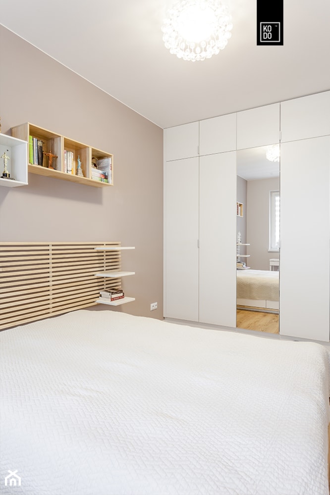 Sypialnia, styl nowoczesny - zdjęcie od KODO projekty i realizacje wnętrz