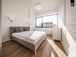 KLASYCZNIE W BIELI - Sypialnia, styl minimalistyczny - zdjęcie od KODO projekty i realizacje wnętrz