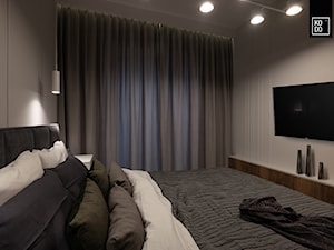 KROPLA CYNY - Sypialnia, styl nowoczesny - zdjęcie od KODO projekty i realizacje wnętrz