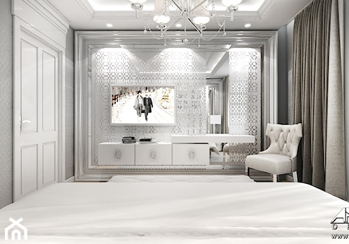 Toaletka w sypialni w stylu glamour - zdjęcie od ArtCore Design