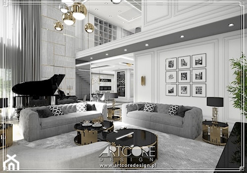 Luksusowe wnętrza rezydencji - zdjęcie od ArtCore Design