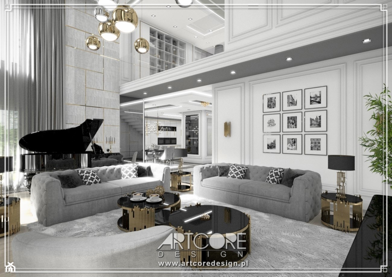 Luksusowe wnętrza rezydencji - zdjęcie od ArtCore Design - Homebook