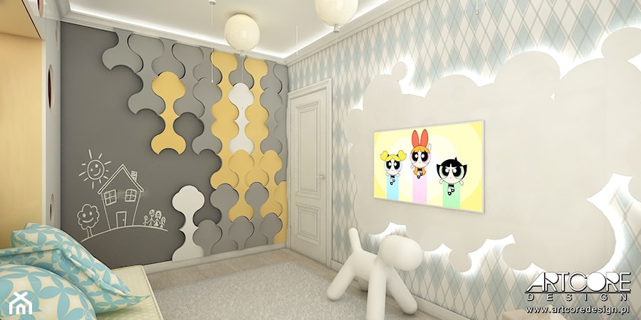 Tablica w pokoju dziecięcym - zdjęcie od ArtCore Design