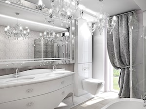 Konsolka glamour w łazience - zdjęcie od ArtCore Design