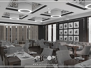 Projektowanie wnętrz restauracji w hotelu - zdjęcie od ArtCore Design