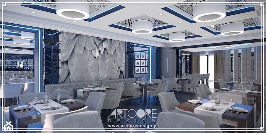 Projekt wnętrza hotelowego - zdjęcie od ArtCore Design