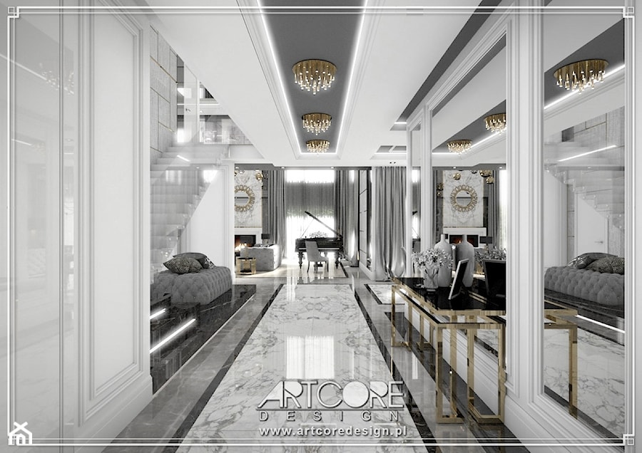 Luksusowe wnętrza architekt - zdjęcie od ArtCore Design