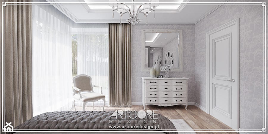 Sypialnia w stylu prowansalskim - zdjęcie od ArtCore Design