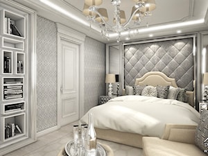 Stylowe wnętrze sypialni. - zdjęcie od ArtCore Design
