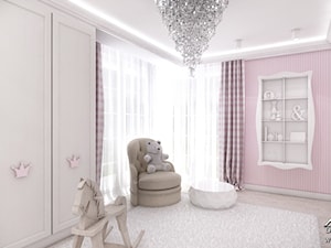 Wnętrze pokoju dla dziewczynki. - zdjęcie od ArtCore Design