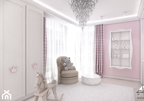 Wnętrze pokoju dla dziewczynki. - zdjęcie od ArtCore Design