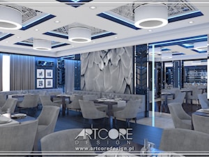 Projekt wnętrza restauracji w hotelu - zdjęcie od ArtCore Design