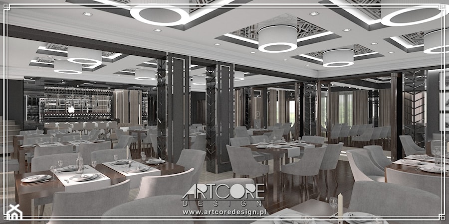 Nowoczesne wnętrza hotelu - zdjęcie od ArtCore Design