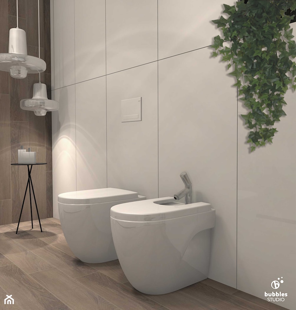 Minimalistyczna łazienka - zdjęcie od Bubbles Studio - Homebook