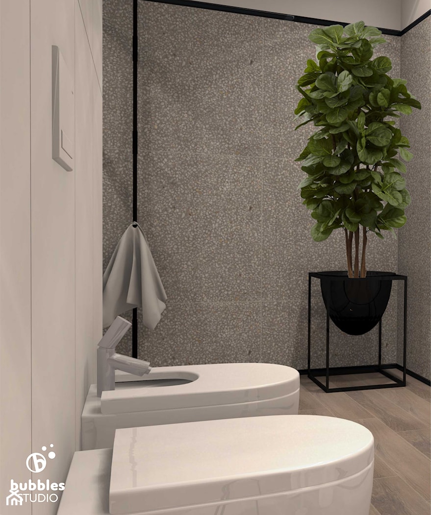 Minimalistyczna łazienka - zdjęcie od Bubbles Studio - Homebook