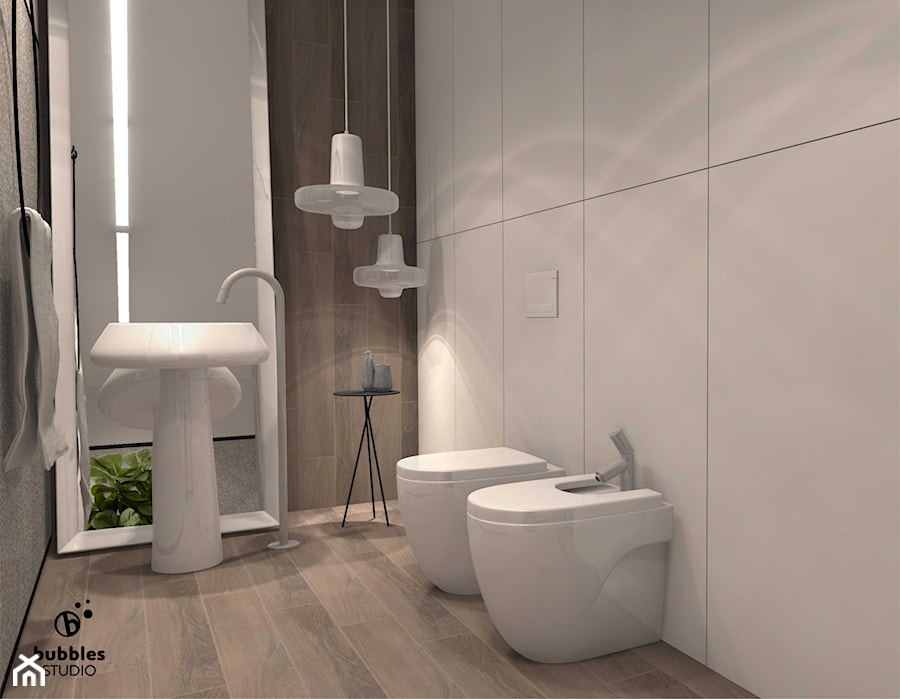 Minimalistyczna łazienka - zdjęcie od Bubbles Studio