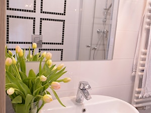 Mieszkanie inwestycyjne Wisła 2 - Bez okna z punktowym oświetleniem łazienka, styl tradycyjny - zdjęcie od Bubbles Studio