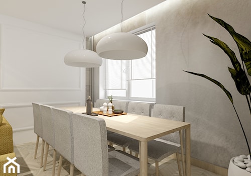 Świetliste mieszkanie z nutką energii - Jadalnia, styl skandynawski - zdjęcie od Bubbles Studio